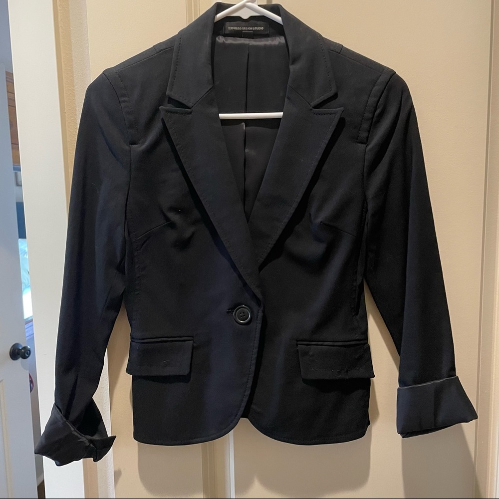 Size 0 Express Black Blazer